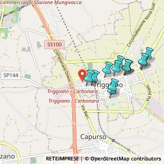 Mappa Via Martiri della Resistenza, 70019 Triggiano BA, Italia (1.05154)