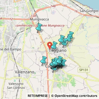 Mappa Via Martiri della Resistenza, 70019 Triggiano BA, Italia (1.7315)
