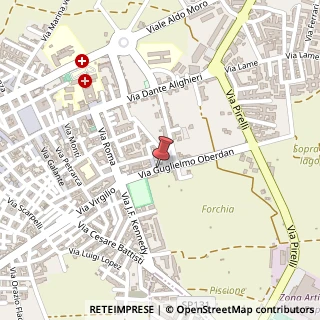 Mappa Via Guglielmo Oberdan,  27, 70019 Triggiano, Bari (Puglia)