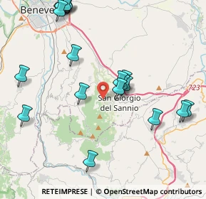 Mappa 82010 San Martino Sannita BN, Italia (5.1545)