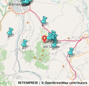 Mappa 82010 San Martino Sannita BN, Italia (5.7125)