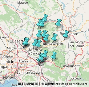 Mappa Via Fossarena Ina Casa, 82011 Airola BN, Italia (11.714)