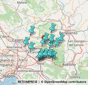 Mappa Via Fossarena Ina Casa, 82011 Airola BN, Italia (11.076)