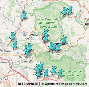 Mappa Via Fossarena Ina Casa, 82011 Airola BN, Italia (9.228)