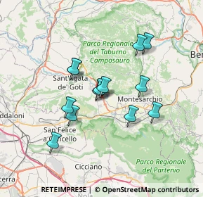 Mappa Via Fossarena Ina Casa, 82011 Airola BN, Italia (6.21154)