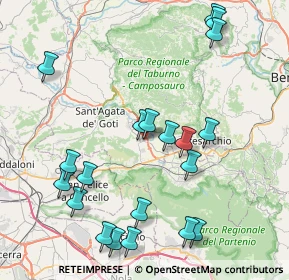 Mappa Via Fossarena Ina Casa, 82011 Airola BN, Italia (9.9925)