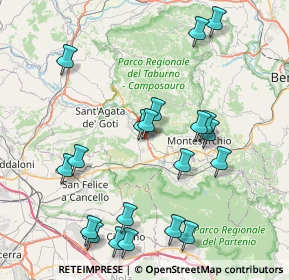 Mappa Via Fossarena Ina Casa, 82011 Airola BN, Italia (9.4615)