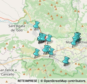 Mappa Via Fossarena Ina Casa, 82011 Airola BN, Italia (3.4255)