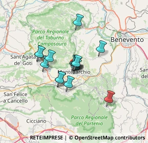 Mappa Via S. Ten. Antonio Grasso, 82016 Montesarchio BN, Italia (4.896)