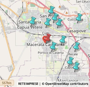 Mappa Via S. Stefano, 81047 Macerata Campania CE, Italia (2.15)