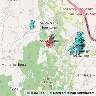 Mappa Via Giardini, 82010 San Martino Sannita BN, Italia (1.3025)