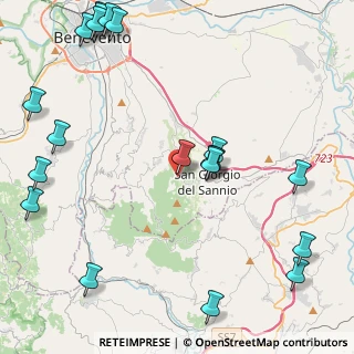 Mappa Via Giardini, 82010 San Martino Sannita BN, Italia (6.2475)