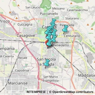 Mappa Via Benevento, 81100 Caserta CE, Italia (1.09083)