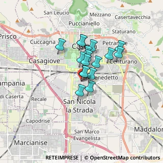 Mappa Via Giulio Antonio Acquaviva, 81100 Caserta CE, Italia (1.19647)