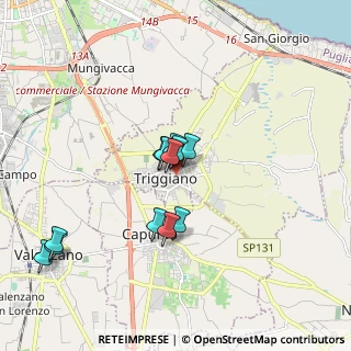 Mappa Via A.Manzoni, 70019 Triggiano BA, Italia (1.65)