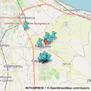 Mappa Via A.Manzoni, 70019 Triggiano BA, Italia (1.50214)
