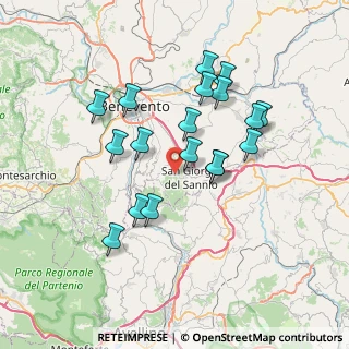 Mappa Via Landolfi, 82010 San Martino Sannita BN, Italia (7.08667)