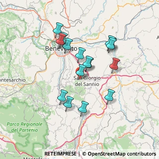 Mappa Via Landolfi, 82010 San Martino Sannita BN, Italia (6.99938)