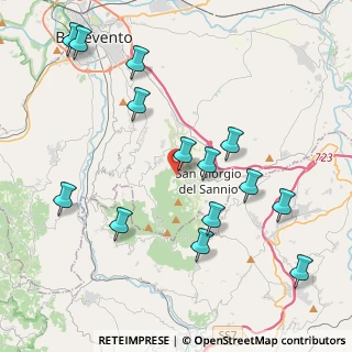 Mappa Via Landolfi, 82010 San Martino Sannita BN, Italia (4.84643)