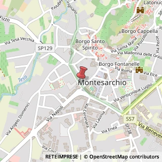 Mappa Via San Rocco, 12, 82016 Montesarchio, Benevento (Campania)