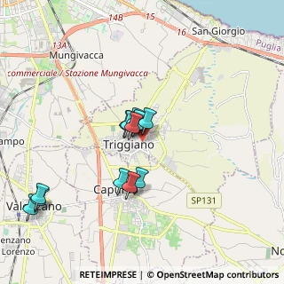 Mappa Via Edmondo de Amicis, 70019 Triggiano BA, Italia (1.75)