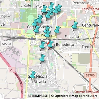 Mappa Via Salvatore Commaia, 81100 Caserta CE, Italia (1.163)