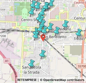 Mappa Via Salvatore Commaia, 81100 Caserta CE, Italia (1.0195)