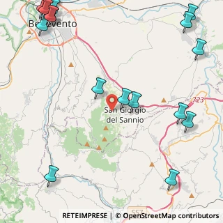 Mappa Via Municipio, 82010 San Martino Sannita BN, Italia (7.35611)