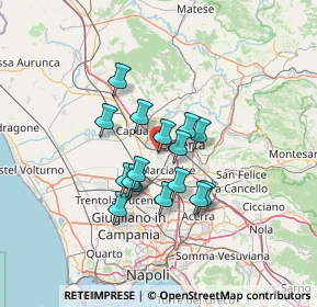 Mappa Corso Umberto I, 81047 Macerata Campania CE, Italia (10.55625)