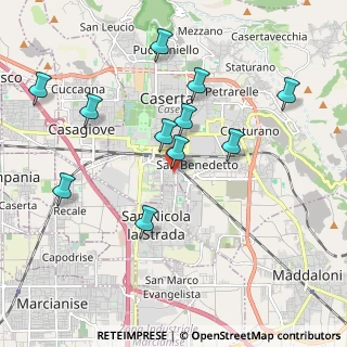Mappa Via Eugenio Montale, 81100 Caserta CE, Italia (2.12)