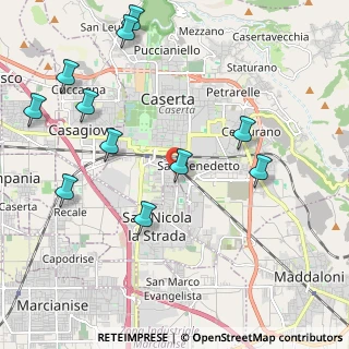 Mappa Via Eugenio Montale, 81100 Caserta CE, Italia (2.62636)