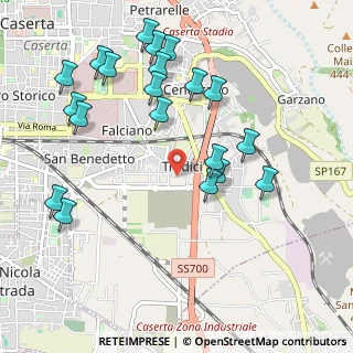 Mappa Via Valentino Mazzola, 81100 Caserta CE, Italia (1.2105)