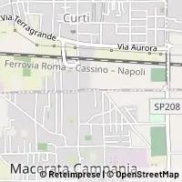 Map Macerata Campania