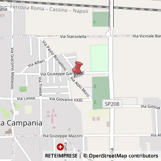 Mappa Via Aldo Moro, 81047 Macerata Campania, Caserta (Campania)