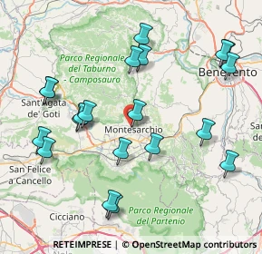Mappa Via Achille Grassi, 82016 Montesarchio BN, Italia (9.4355)