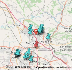 Mappa Via Ponteselice Zona Ind.le Socomer - Consorzio ASI, 81100 Casagiove CE, Italia (8.114)