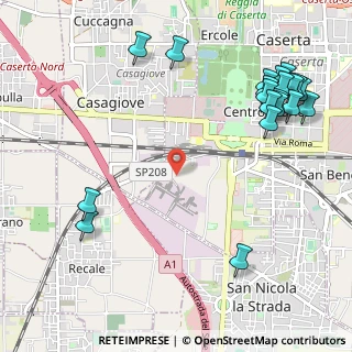 Mappa Via Ponteselice Zona Ind.le Socomer - Consorzio ASI, 81100 Caserta CE, Italia (1.5235)
