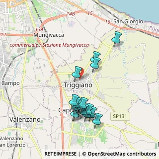 Mappa Via Faenza, 70019 Triggiano BA, Italia (2.02)
