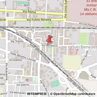 Mappa Via Ferrarecce,  106, 81100 Caserta, Caserta (Campania)