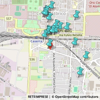 Mappa Via Volturno, 81100 Caserta CE, Italia (0.567)