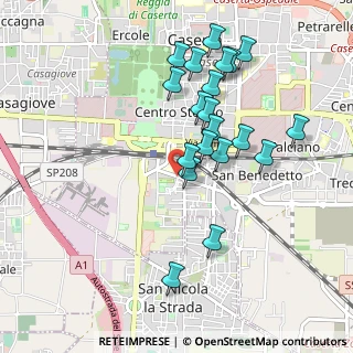 Mappa Via Volturno, 81100 Caserta CE, Italia (0.985)
