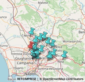 Mappa Via Dietro Corte, 81100 Caserta CE, Italia (12.248)