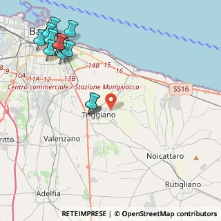 Mappa Via Gian Lorenzo Bernini, 70019 Triggiano BA, Italia (5.72)