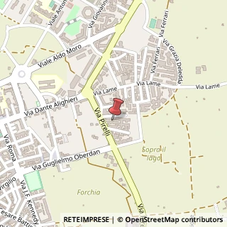 Mappa Via Antonio Canova, 16, 70019 Triggiano, Bari (Puglia)