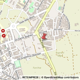 Mappa Via Filippo Brunelleschi, 2A, 70019 Triggiano, Bari (Puglia)