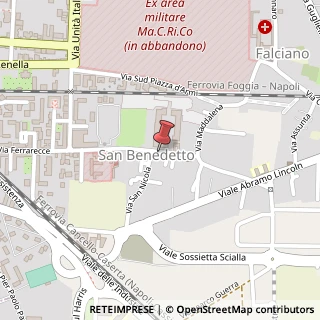 Mappa Via Maggiore Salvatore Arena, 139, 81100 Lanciano, Chieti (Abruzzo)