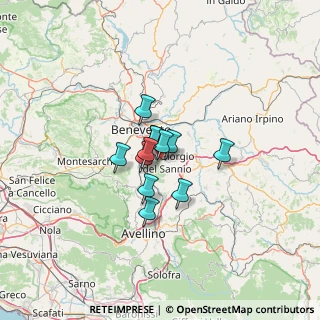 Mappa Via Scuole, 82010 San Martino Sannita BN, Italia (7.5675)