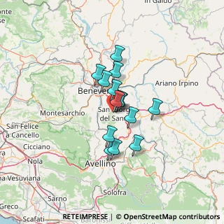 Mappa Via Scuole, 82010 San Martino Sannita BN, Italia (9.22643)