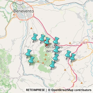 Mappa Via Scuole, 82010 San Martino Sannita BN, Italia (3.33727)
