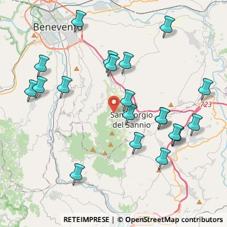 Mappa Via Scuole, 82010 San Martino Sannita BN, Italia (4.9935)